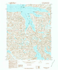 Unalaska B-3 1989 topographic map thumbnail