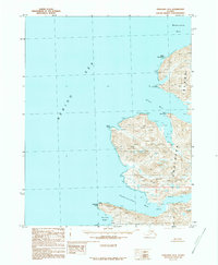 Unalaska B-4 1989 topographic map thumbnail