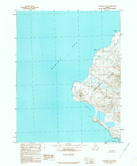 Unalaska C-4 1989 topographic map thumbnail