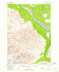 Valdez B-1 1951 topographic map thumbnail