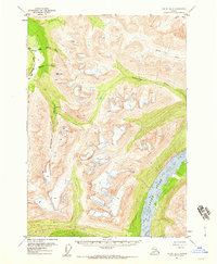 Valdez B-3 1951 topographic map thumbnail