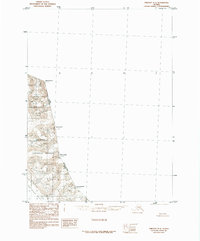 Yakutat D-2 1985 topographic map thumbnail