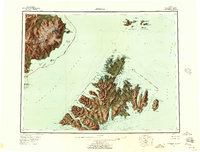 Afognak 1952 topographic map thumbnail