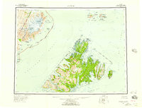 Afognak 1952 topographic map thumbnail