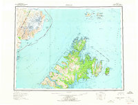 Afognak 1952 topographic map thumbnail