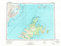 Afognak 1952 topographic map thumbnail