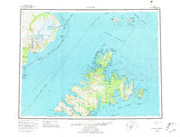 Afognak 1952 topographic map thumbnail