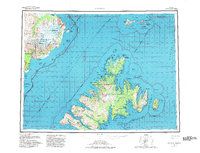Afognak 1952 topographic map thumbnail