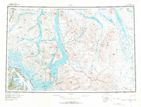 Atlin 1960 topographic map thumbnail