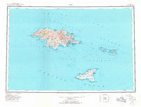 Attu 1953 topographic map thumbnail