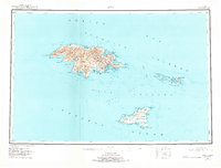 Attu 1953 topographic map thumbnail