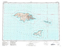 Attu 1953 topographic map thumbnail