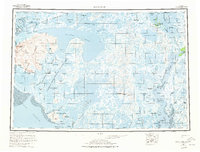 Baird Inlet 1954 topographic map thumbnail