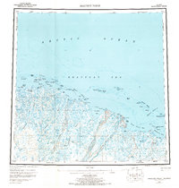 Beechey Point 1955 topographic map thumbnail