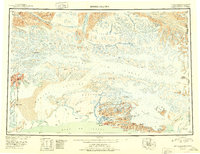 Bering Glacier 1951 topographic map thumbnail