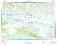 Bering Glacier 1959 topographic map thumbnail