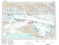 Bering Glacier 1959 topographic map thumbnail