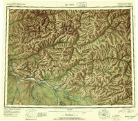 Big Delta 1951 topographic map preview