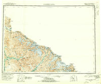 Bradfield Canal 1951 topographic map thumbnail