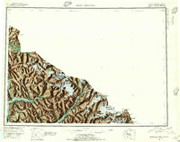 Bradfield Canal 1951 topographic map thumbnail