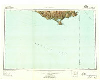 Cape Mendenhall 1952 topographic map thumbnail