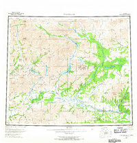 Chandalar 1956 topographic map preview