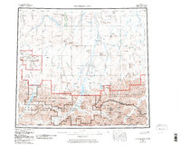Chandler Lake 1956 topographic map thumbnail
