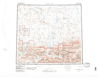 Chandler Lake 1956 topographic map thumbnail