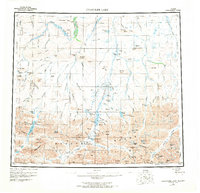 Chandler Lake 1956 topographic map thumbnail