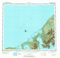 Cold Bay 1943 topographic map preview