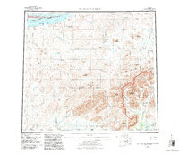 De Long Mountains 1955 topographic map thumbnail