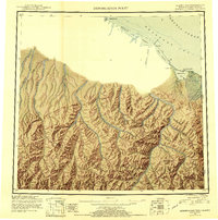Demarcation Point 1951 topographic map thumbnail