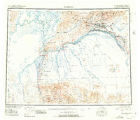 Fairbanks 1950 topographic map preview