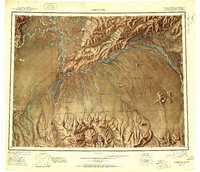 Fairbanks 1951 topographic map preview