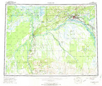 Fairbanks 1952 topographic map thumbnail