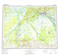 Fairbanks 1952 topographic map thumbnail