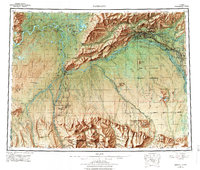 Fairbanks 1956 topographic map thumbnail