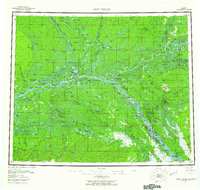 Fort Yukon 1956 topographic map thumbnail
