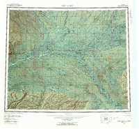Fort Yukon 1956 topographic map thumbnail