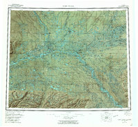 Fort Yukon 1956 topographic map thumbnail