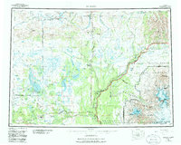 Gulkana 1959 topographic map thumbnail