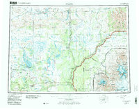 Gulkana 1959 topographic map thumbnail