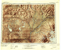 Gulkana 1951 topographic map thumbnail