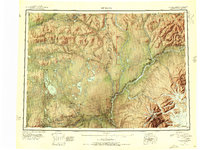 Gulkana 1951 topographic map preview