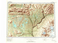 Gulkana 1959 topographic map thumbnail