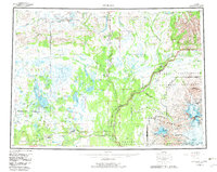 Gulkana 1959 topographic map preview
