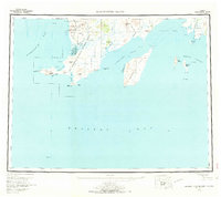 Hagemeister Island 1957 topographic map thumbnail