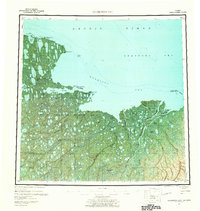 Harrison Bay 1955 topographic map thumbnail