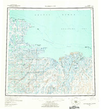 Harrison Bay 1955 topographic map thumbnail