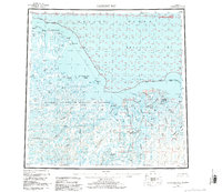 Harrison Bay 1955 topographic map thumbnail